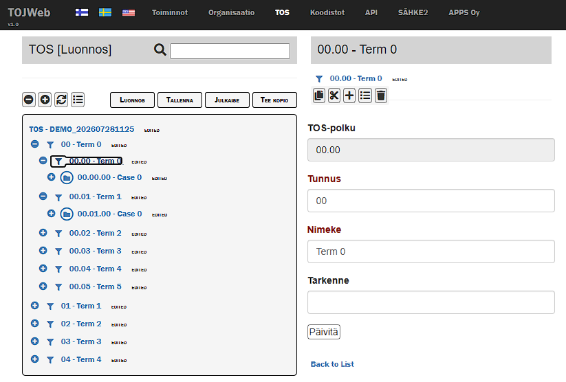 TOJ Web screenshot 1